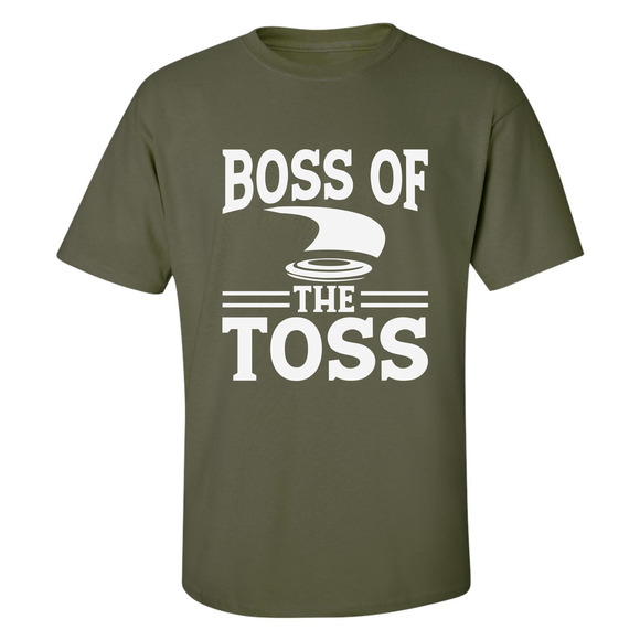 Disc Golf Shirt BOSS of the TOSS Mens Discgolfing Graphic T-Shirt - Picture 5 of 11
